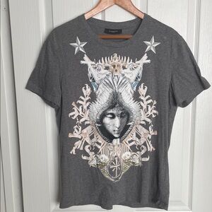 Givenchy Paris  -  Gray Graphics Tee. unisex.